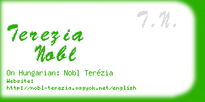 terezia nobl business card
